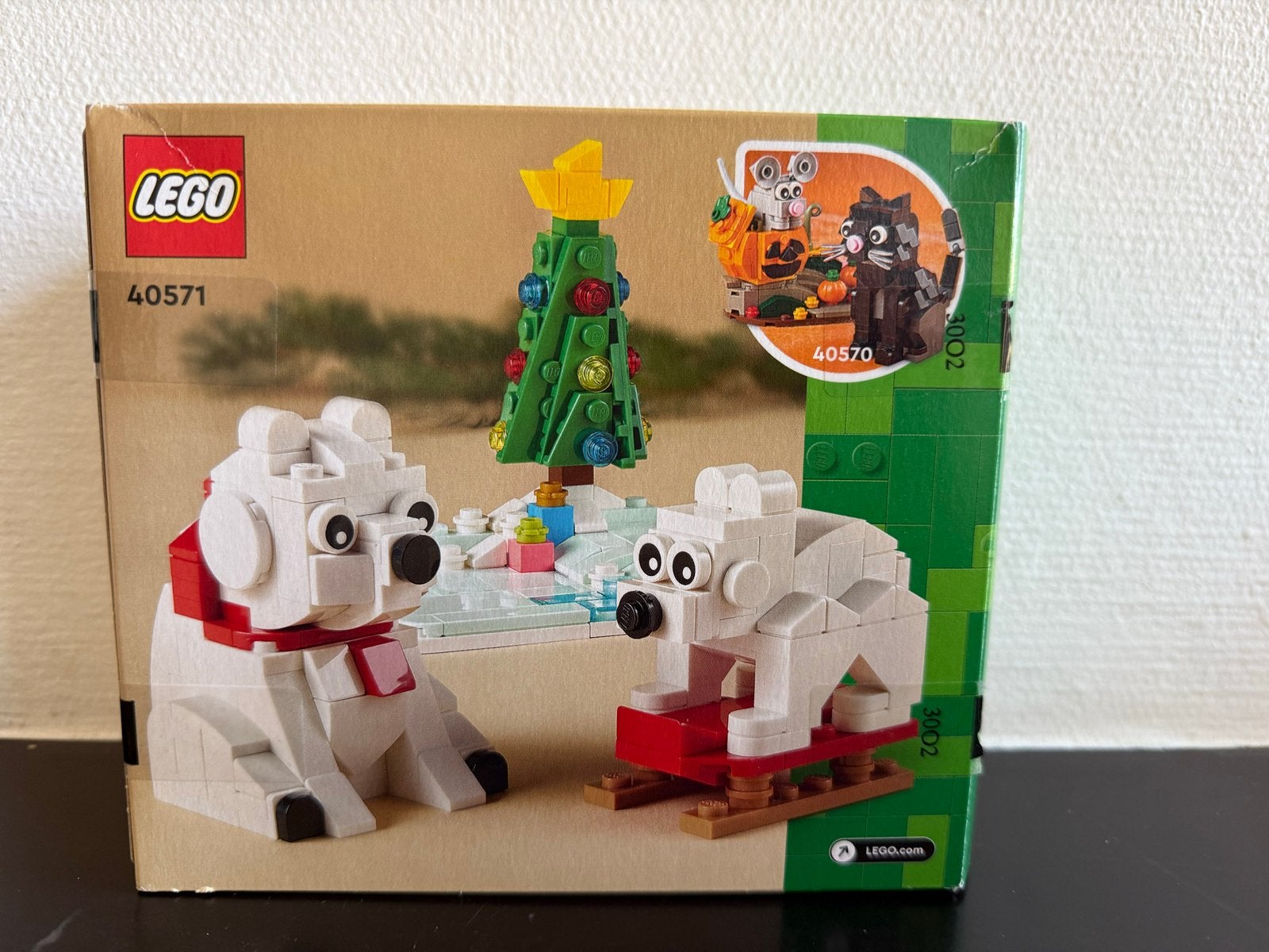 Lego 40571 ijsberen in de winter - Kerstdecoratie, Overige thema's, Lego, Ophalen of Verzenden, Zo goed als nieuw