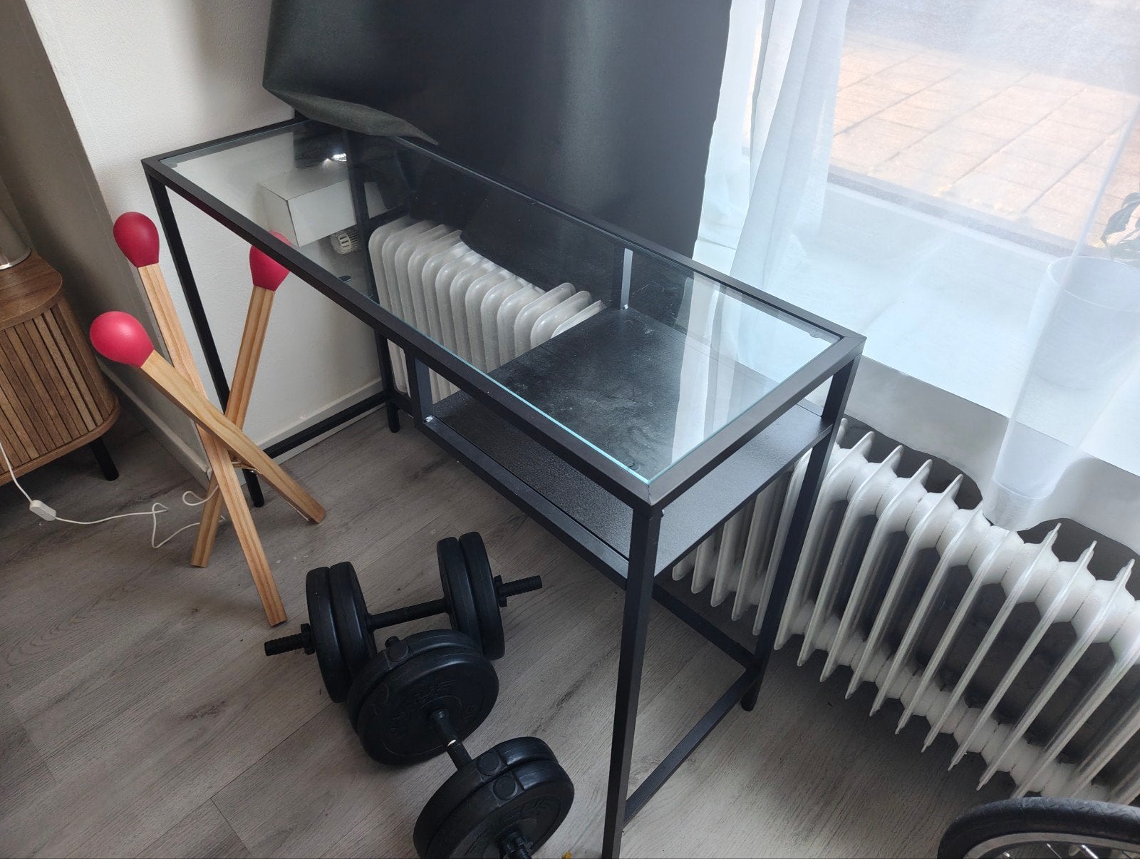 IKEA VITTSJÖ bureau, Ophalen, Minder dan 50 cm, 50 tot 100 cm, Modern, Industrieel