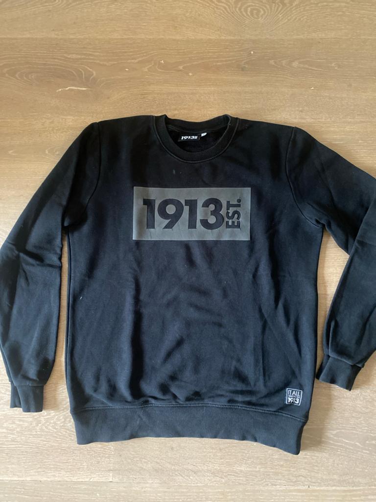 PSV Zwarte 1913 EST. sweater maat L, Kleding | Heren, Truien en Vesten, Ophalen of Verzenden, Gedragen, Maat 52/54 (L), Zwart