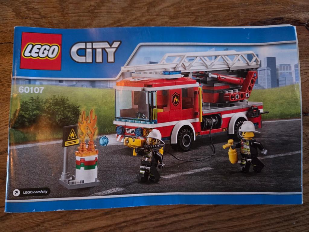 Lego City 60107 Brandweerwagen - Compleet (zonder doos), Compleet, Lego, Ophalen of Verzenden, Complete set