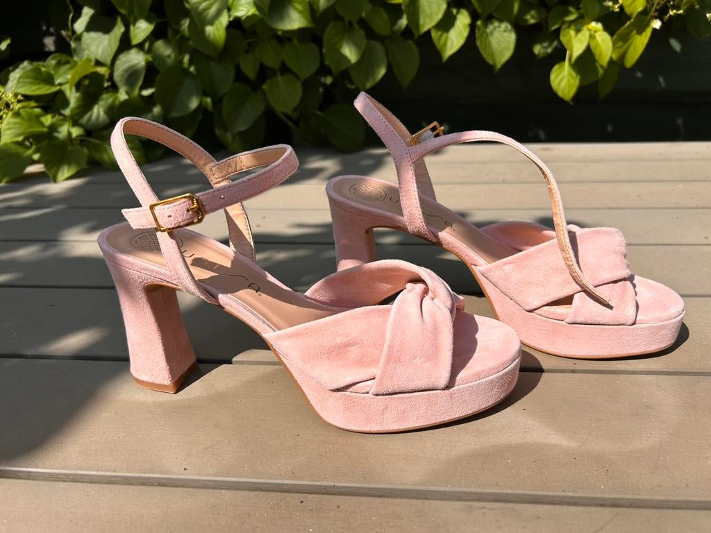 Unisa Dames, maat 38, sandalen licht roze, Ophalen of Verzenden, Zo goed als nieuw, Roze, Sandalen of Muiltjes