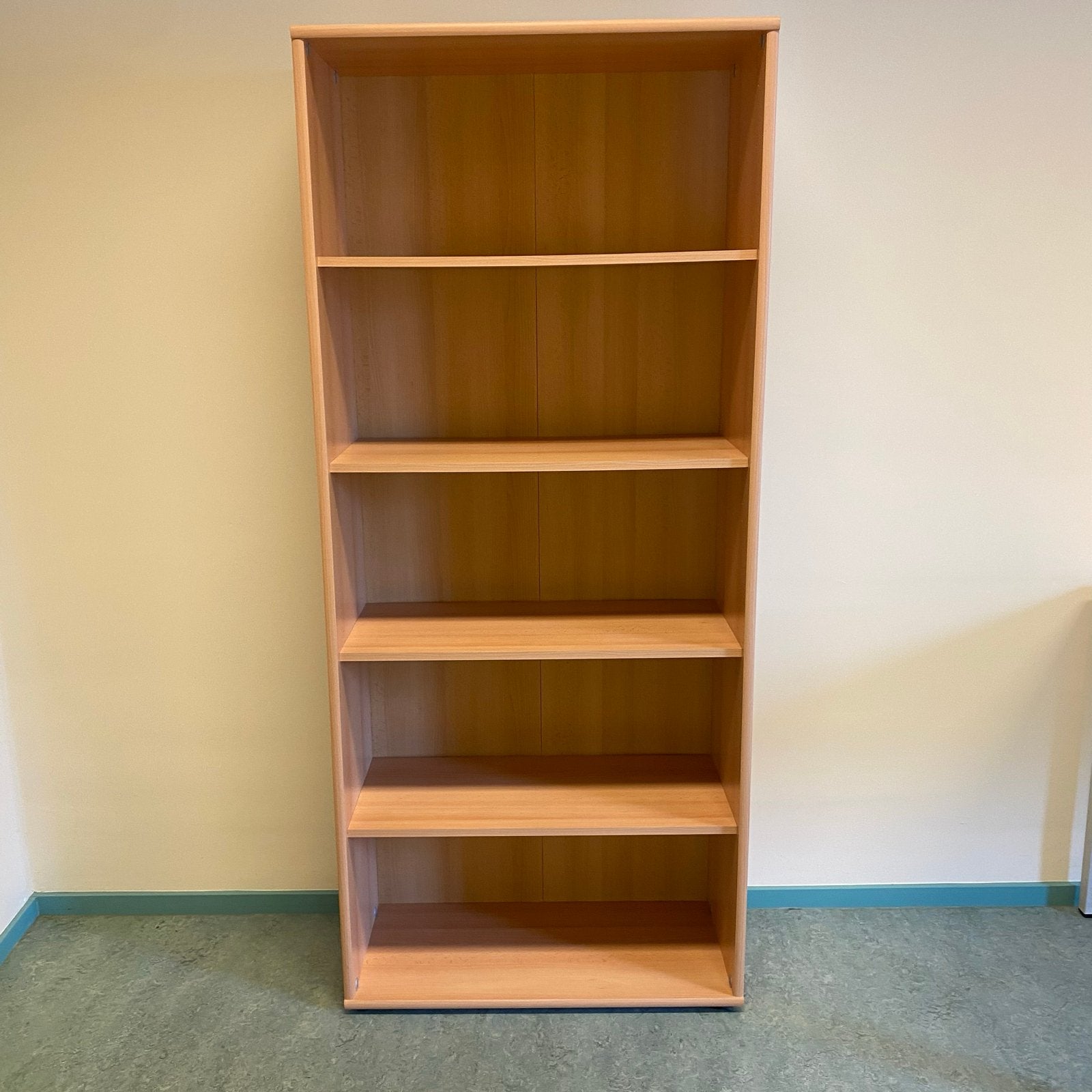 Boekenkast Beuken Lamineer., Ophalen, Met plank(en), Gebruikt, 50 tot 100 cm