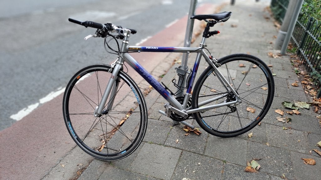 Sportieve Jan Janssen Nemo racehybride / fitnessbike (52), Gebruikt, Aluminium, 49 tot 53 cm, Dames