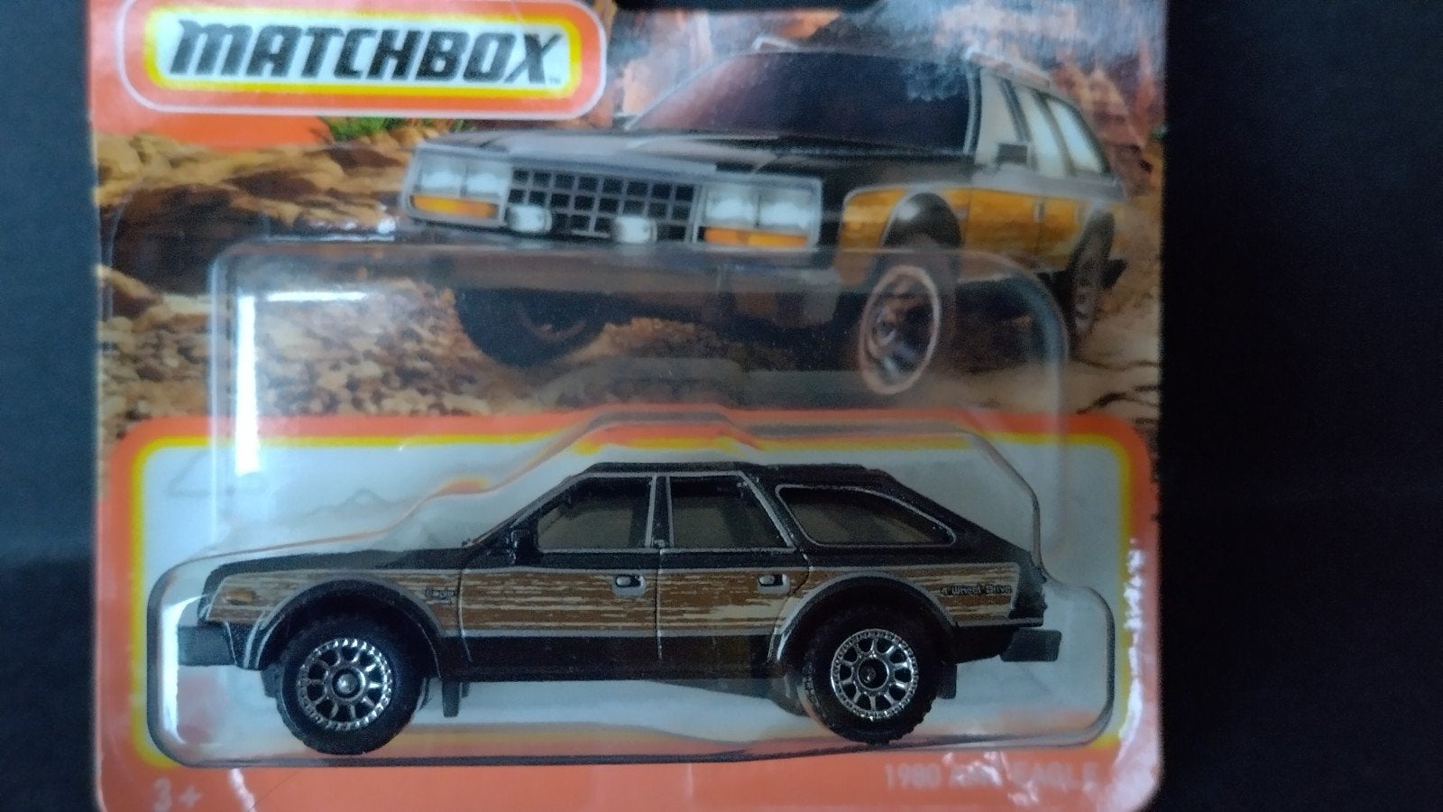 Amc Eagle Black 1:64 3nch Matchbox Pol, Auto, Verzenden, ., Nieuw