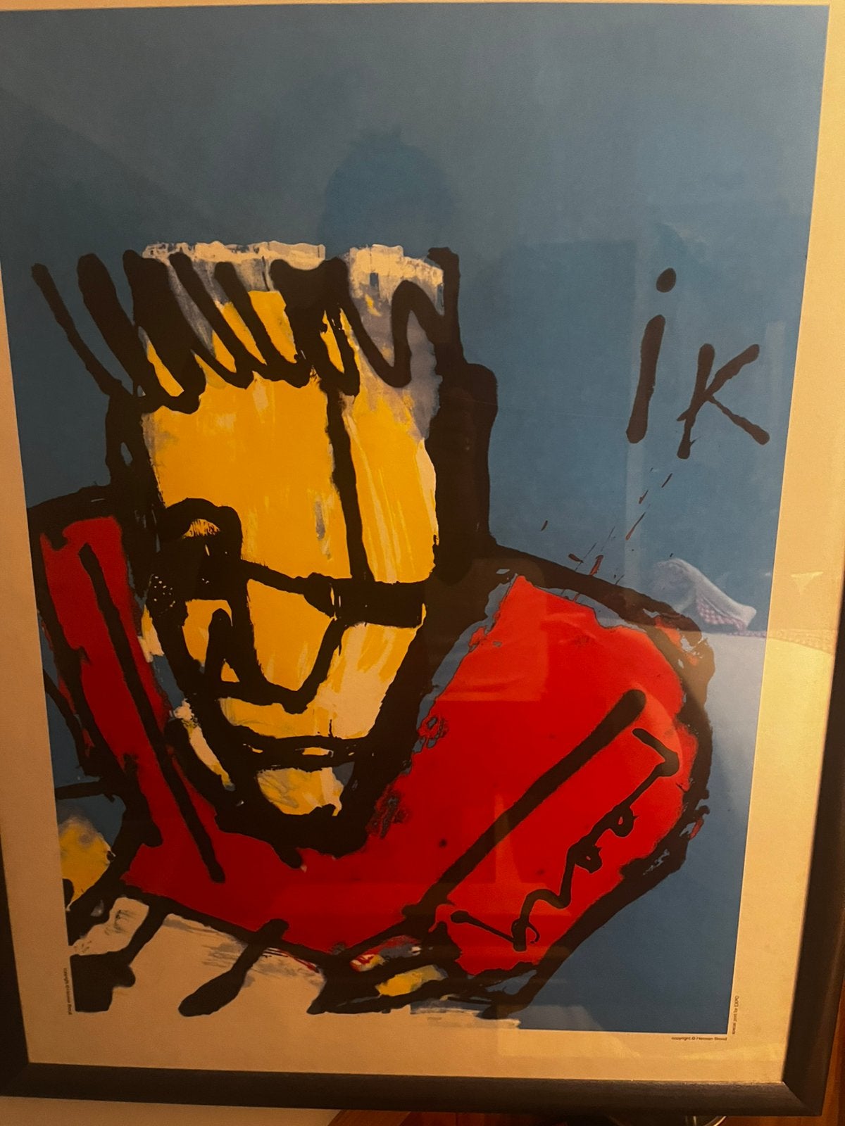Herman brood poster, Antiek en Kunst, Kunst | Litho's en Zeefdrukken, Ophalen of Verzenden