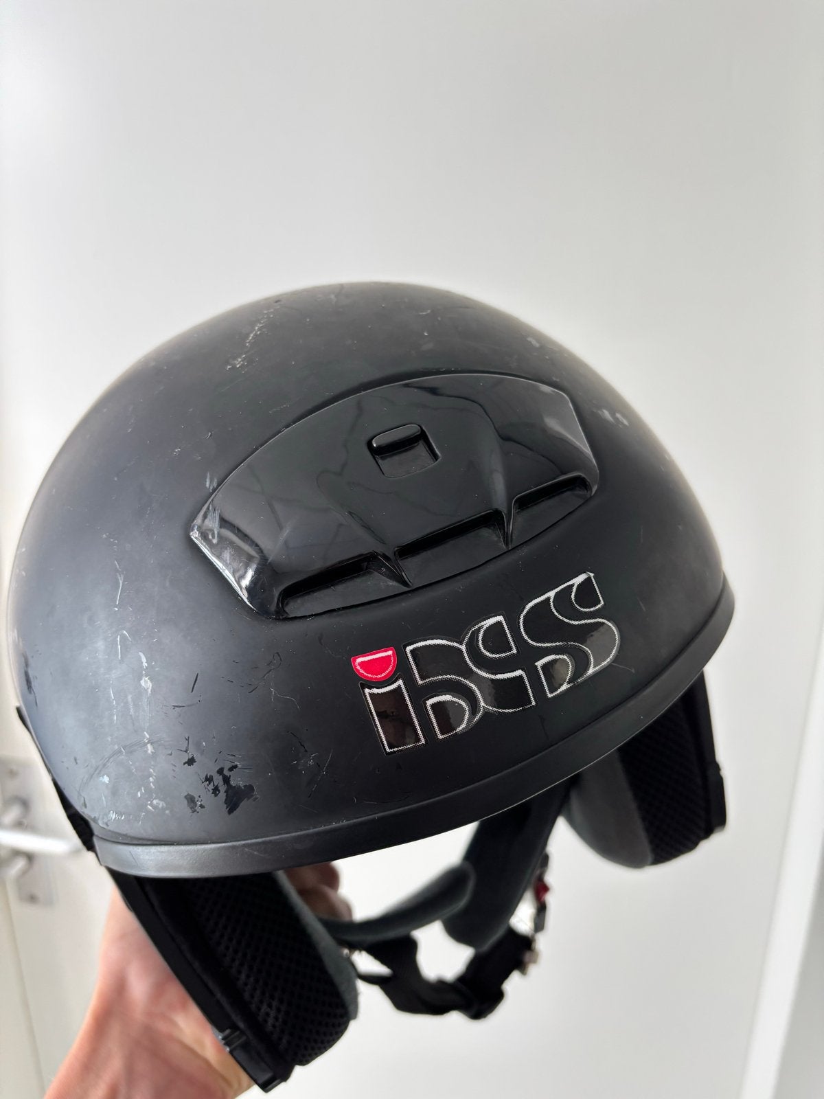 Zwarte iXS scooterhelm, maat L, Ophalen, Gebruikt, Large