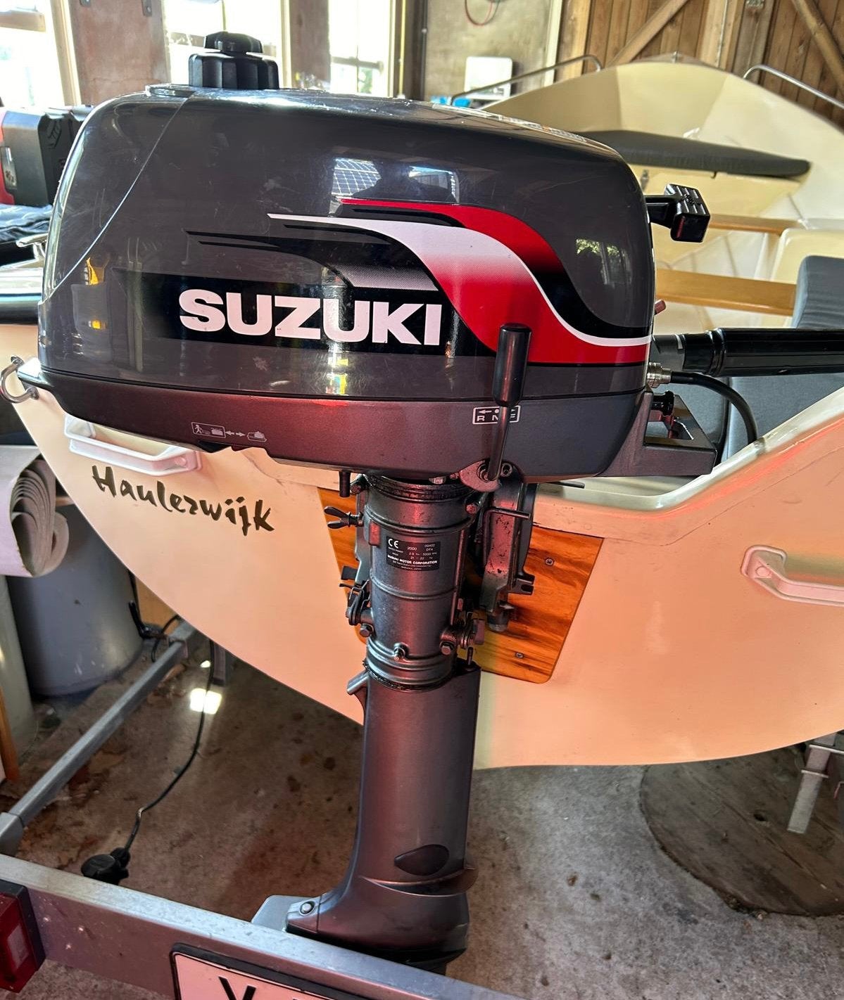 Suzuki DT4 Buitenboordmotor - 4 pk, Watersport en Boten, Buiten- en Binnenboordmotoren, Ophalen, Gebruikt, Minder dan 5 pk, Buitenboordmotor