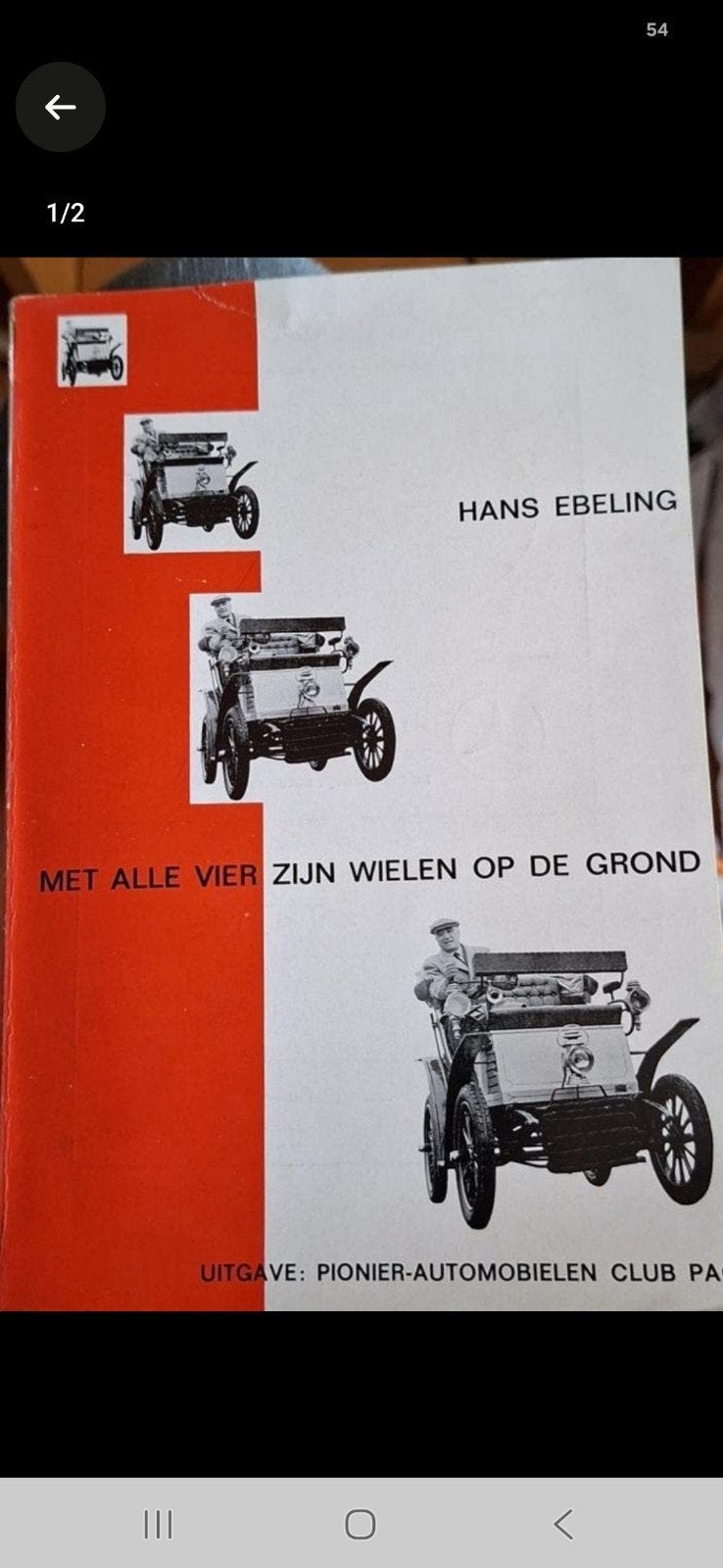 Met alle vier zijn wielen op de grond - Hans Ebeling, Boeken, Ophalen of Verzenden, Gelezen, Algemeen, Hans Ebeling