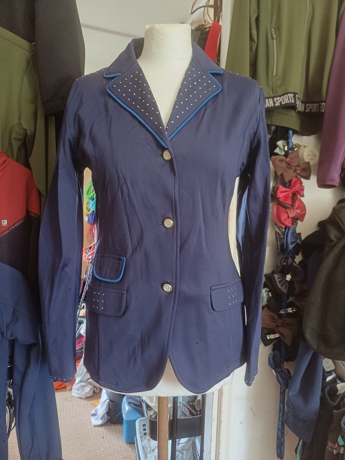 wedstrijdjasje maat 164, Dieren en Toebehoren, Paardrijkleding, Ophalen of Verzenden, Dressuur, Bovenkleding