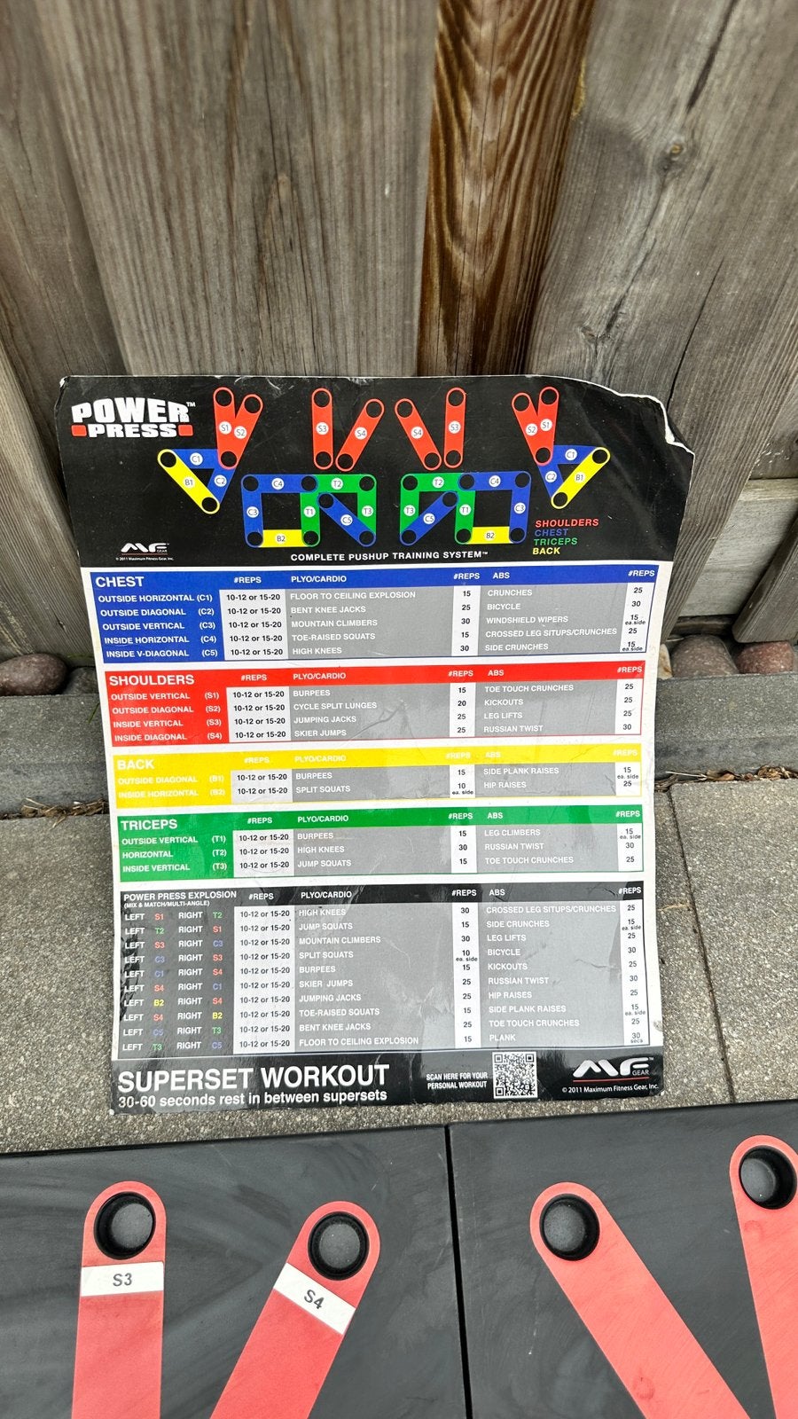 Power Press push up bord opdruk fitness push-up opdrukken, Ophalen, Zo goed als nieuw, Push-up steun