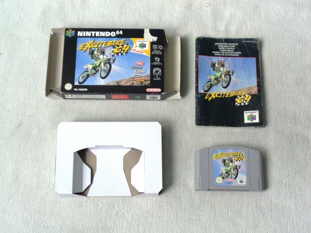 Nntendo 64 spel: Excitebike 64, Spelcomputers en Games, Games | Nintendo 64, Ophalen, Overige genres, 1 speler, Zo goed als nieuw