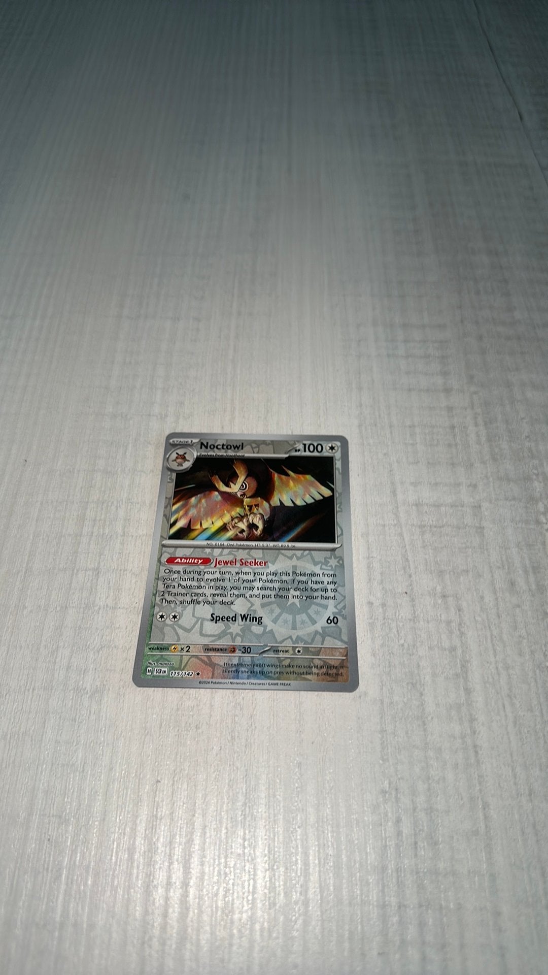 Noctowl 115/142 Holo Reverse, Ophalen of Verzenden, Zo goed als nieuw