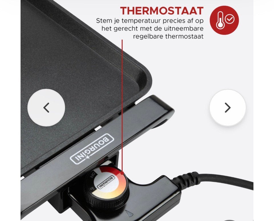 Bourgini xxl Classic Multi Plate Deluxe Grillplaat, Ophalen, Zo goed als nieuw