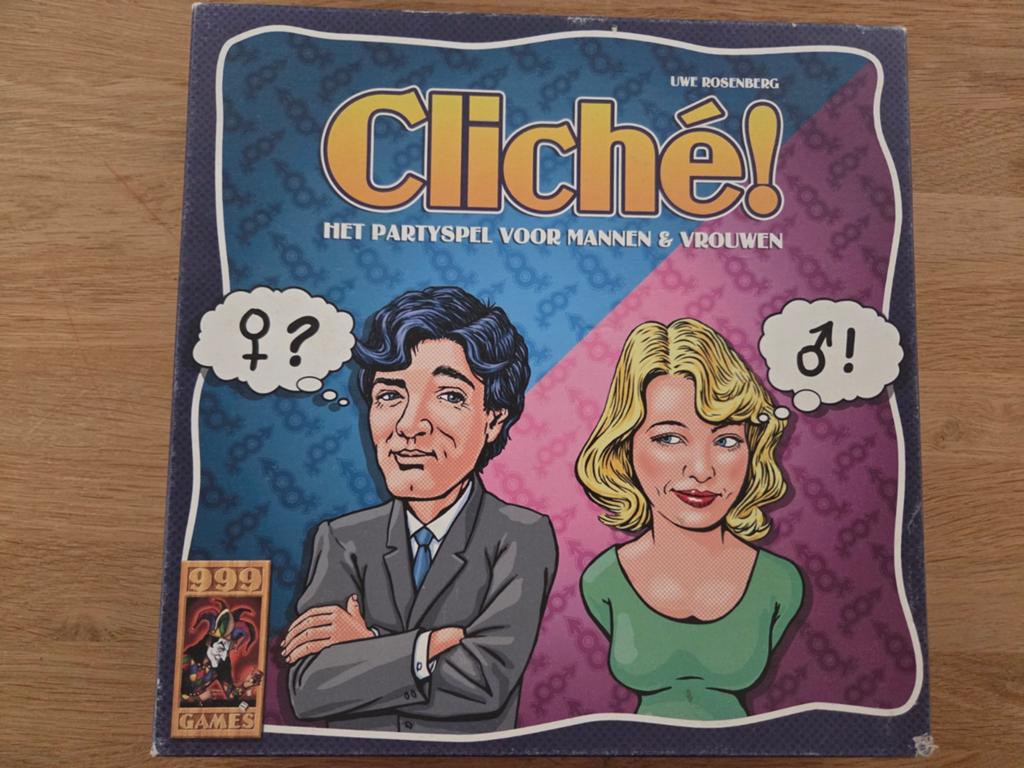 Cliché! van 999Games (ZGAN), Drie of vier spelers, Ophalen of Verzenden, Zo goed als nieuw, 999 games.