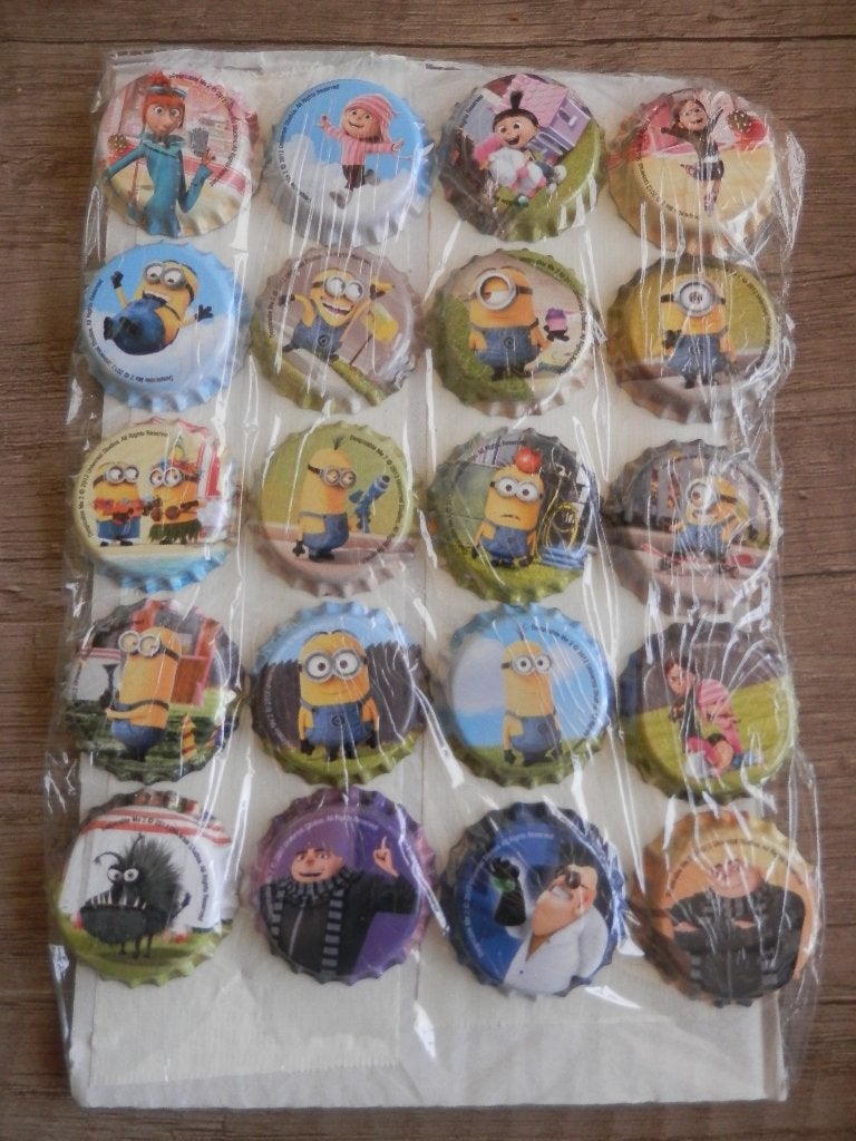 20 kroonkurken serie compleet Karamalz - Despicable Me 2, Ophalen of Verzenden, Zo goed als nieuw, Overige typen, Overige merken
