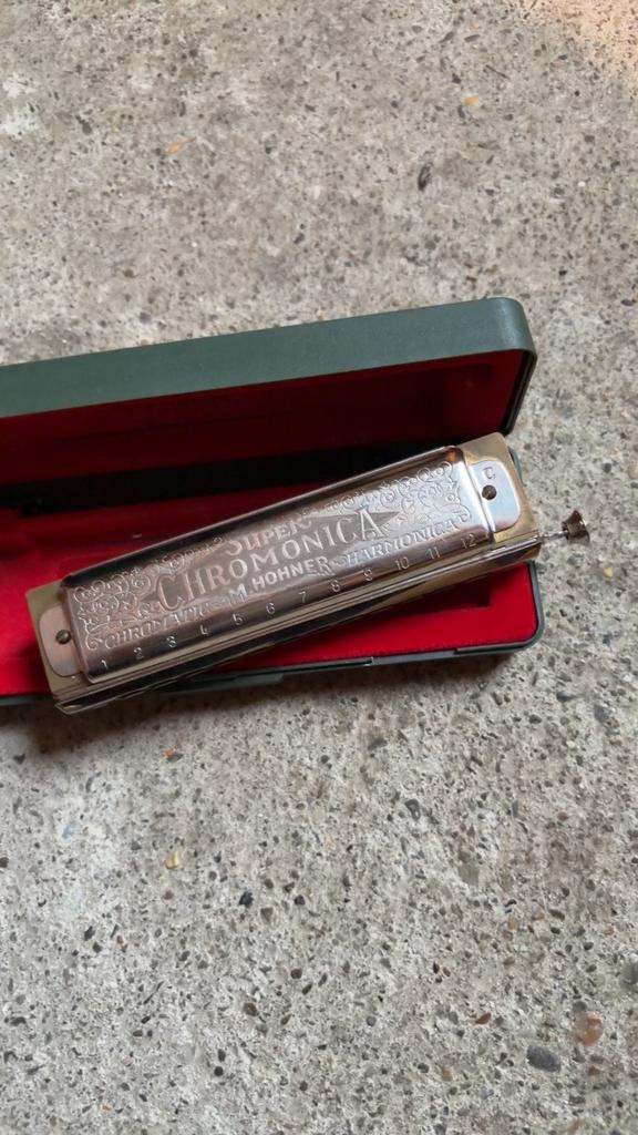 Hohner Super Chromonica 270 Mondharmonica met koffer, Muziek en Instrumenten, Blaasinstrumenten | Mondharmonica's, Overige typen