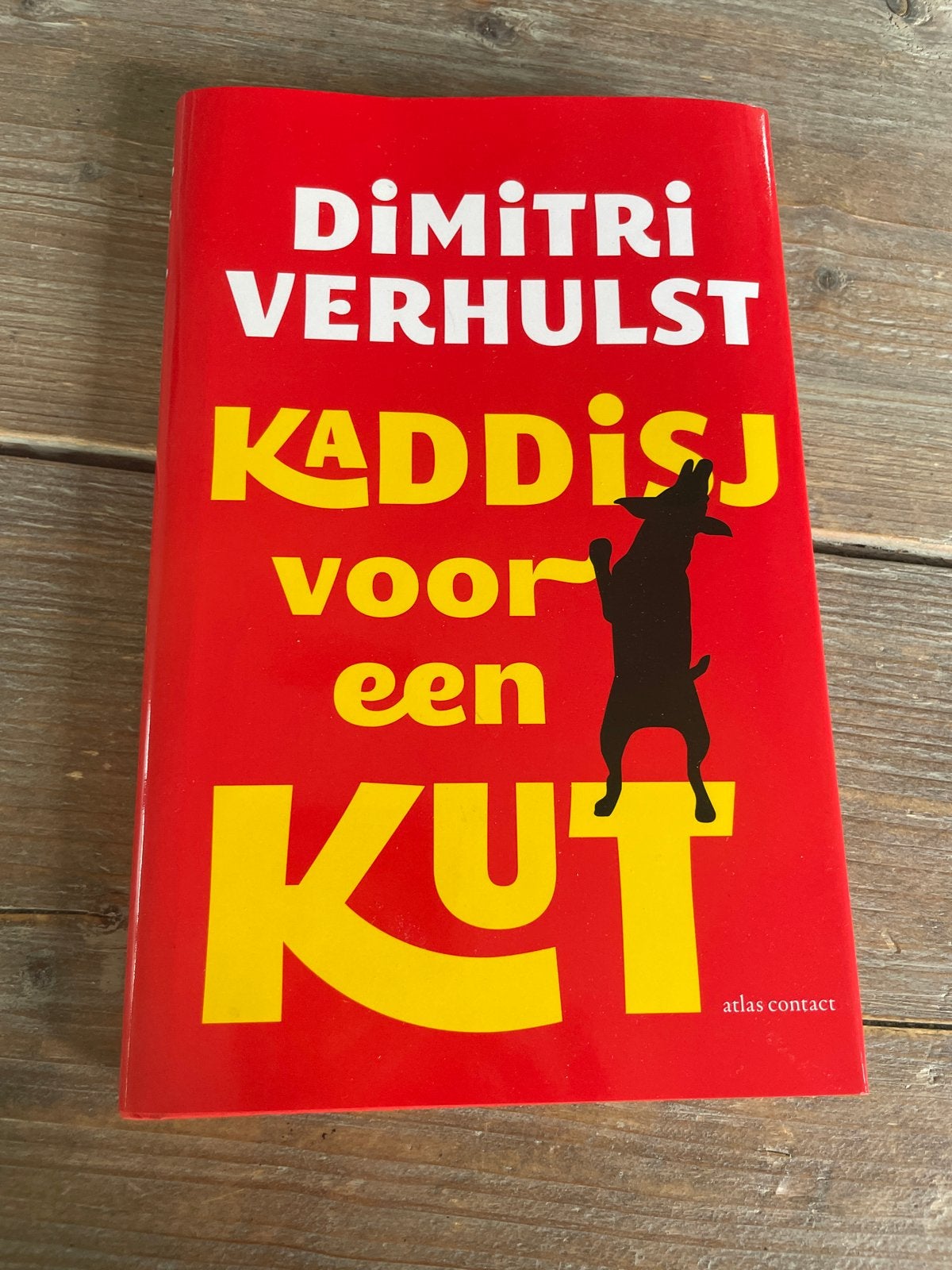 Kaddisj voor een Kut - Dimitri Verhulst (Boek), Ophalen of Verzenden, Zo goed als nieuw, België