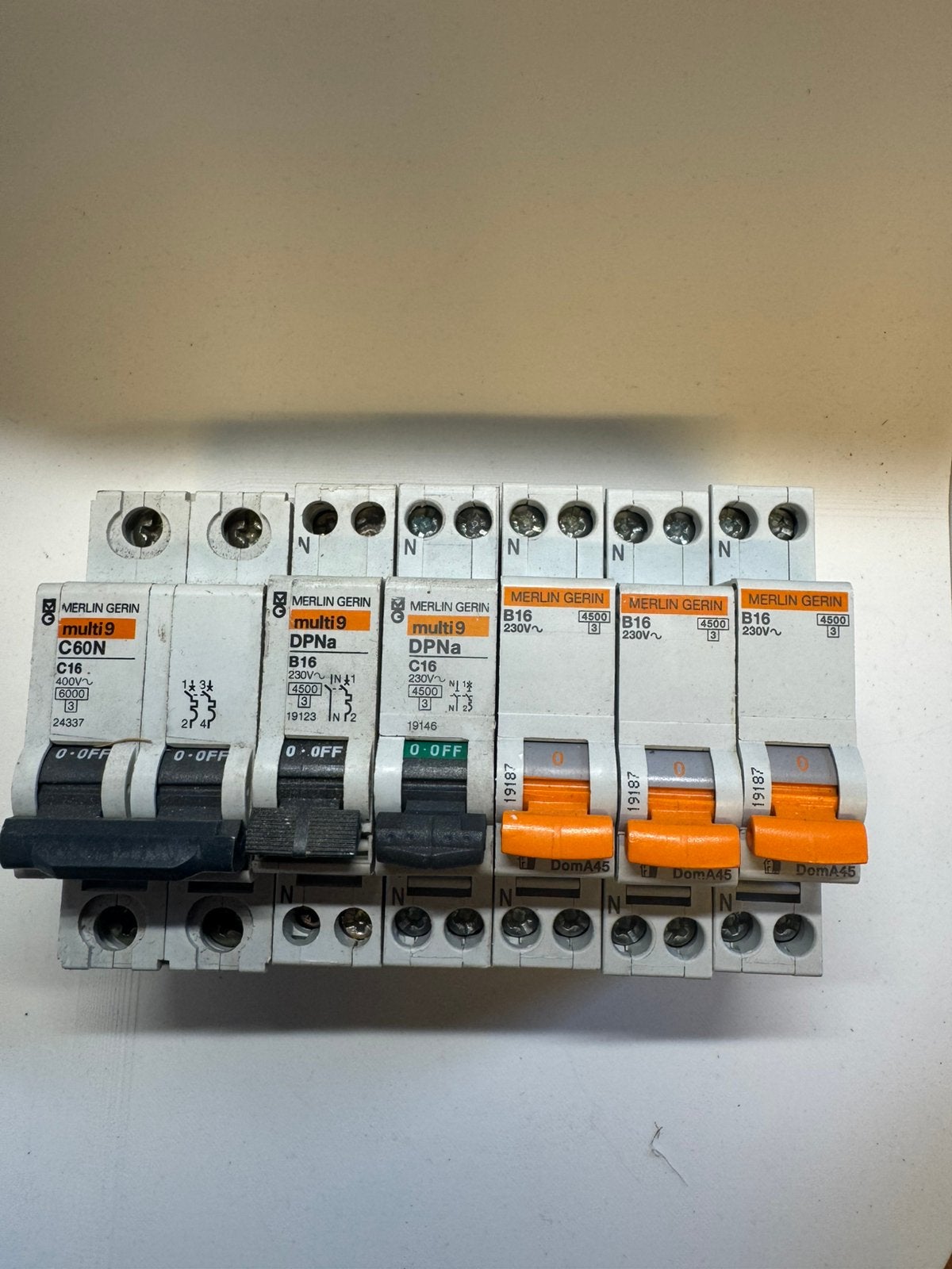 Merlin Gerin automaten diverse B16 C16 B20 C25, Ophalen of Verzenden, Gebruikt