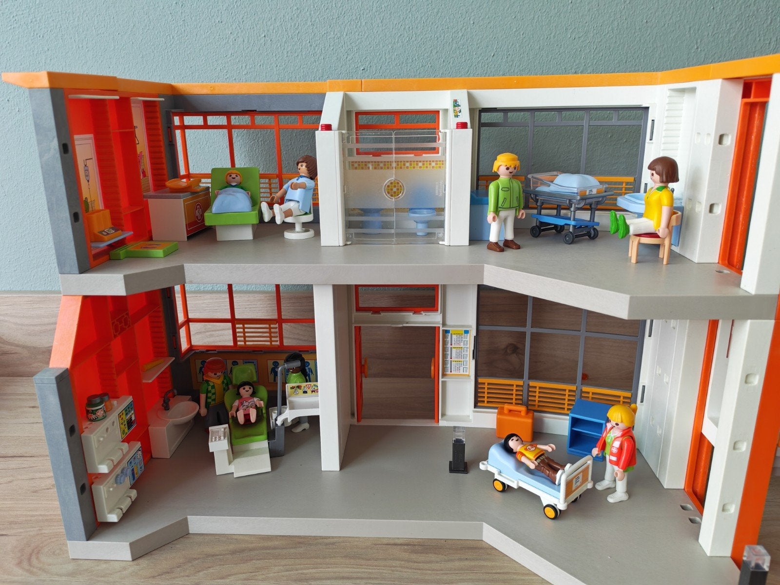 PLAYMOBIL City Life kinderziekenhuis - 6657, Kinderen en Baby's, Speelgoed | Playmobil, Ophalen, Gebruikt, Gebouw, Complete set