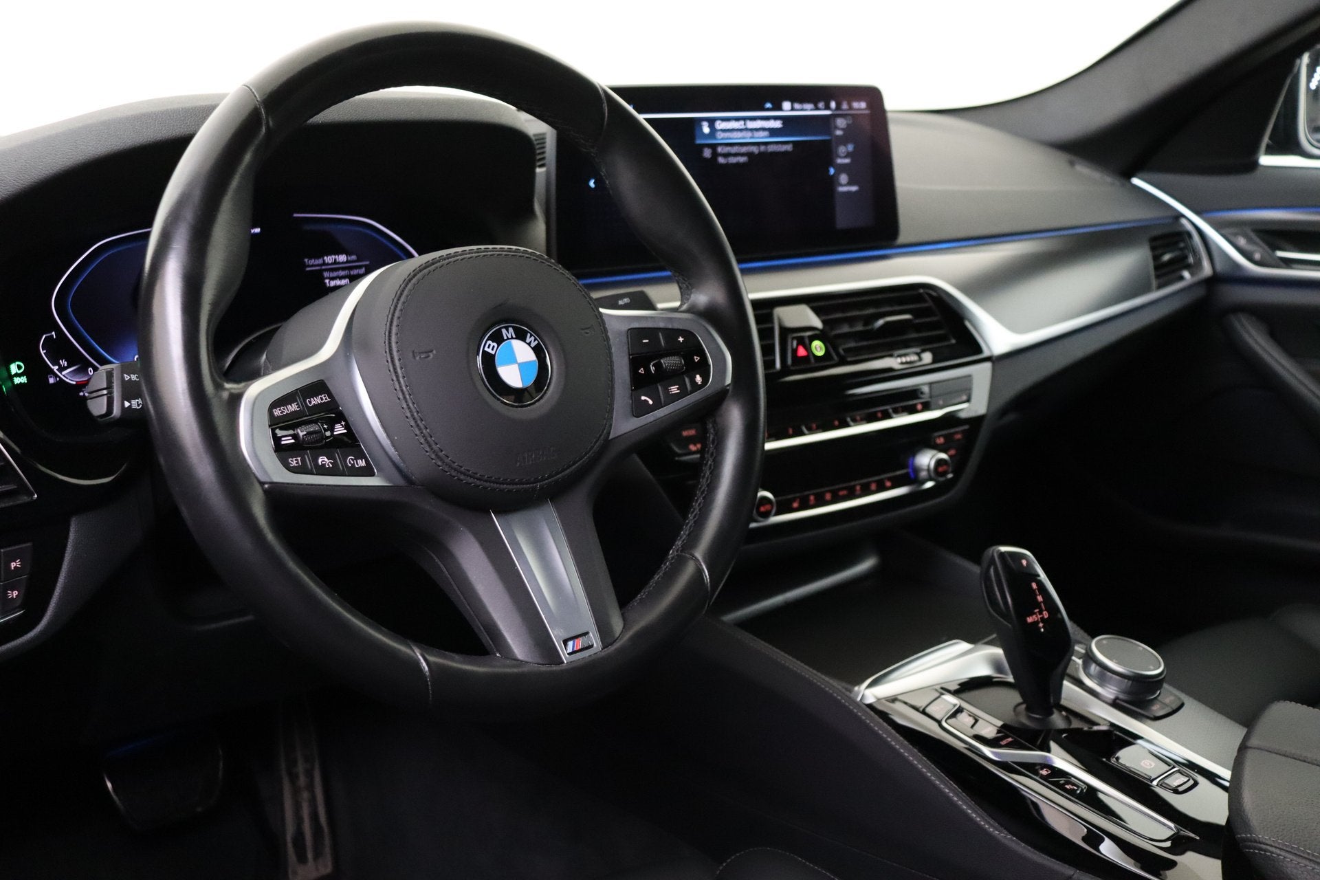 BMW 5 Serie 520e High Executive M Sport Automaat / Laserligh, Achterwielaandrijving, Gebruikt, 4 cilinders, Met garantie (alle)
