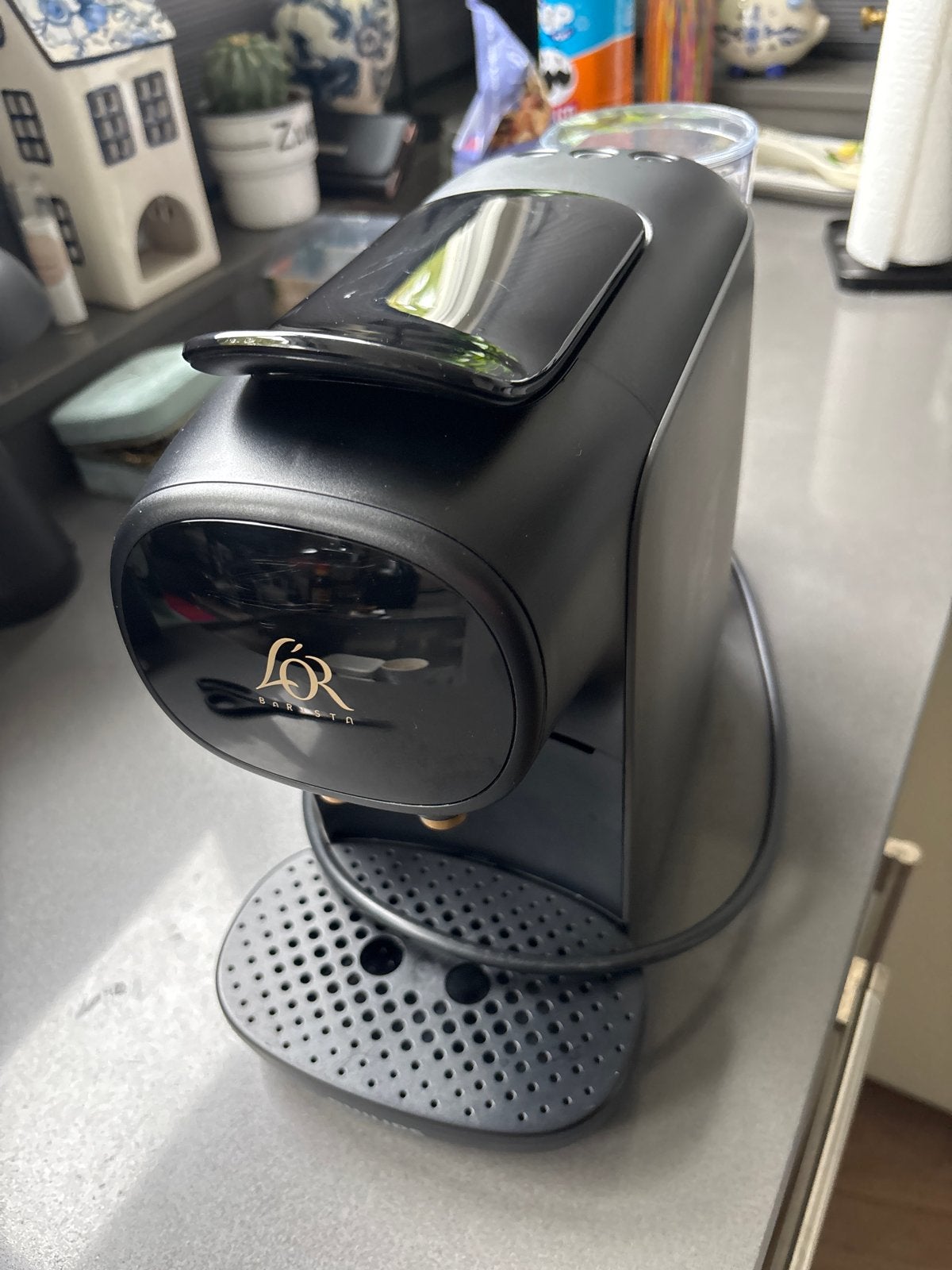 L-OR Barista koffiezetapparaat voor onderdelen/reparatie, Koffiemachine, Ophalen of Verzenden, Niet werkend, Koffiepads en cups