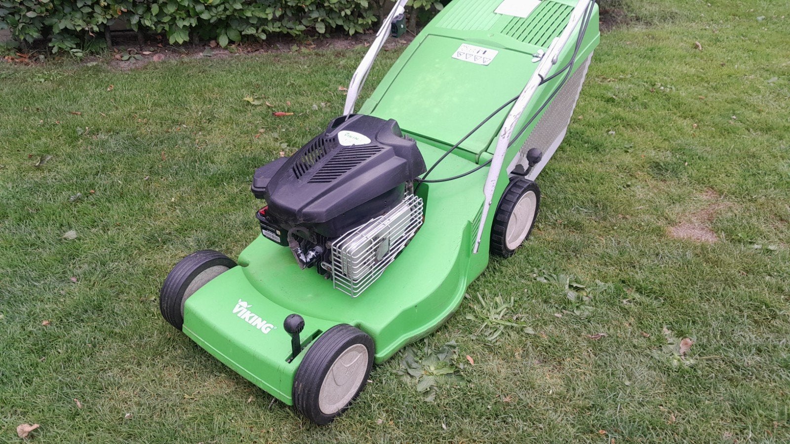 grasmaaier gazonmaaier viking mb 448.0 tx gras  maaier, Tuin en Terras, Grasmaaiers, Ophalen, Cirkelmaaier, Gebruikt, 40 t/m 49 cm