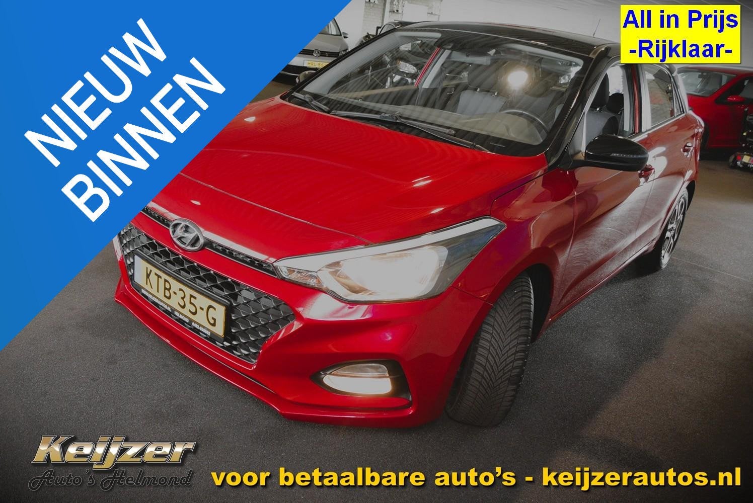 Hyundai i20 1.2 Active Nieuwstaat ! 4 cilinder !, Auto's, Voorwielaandrijving, Gebruikt, Euro 6, 4 cilinders