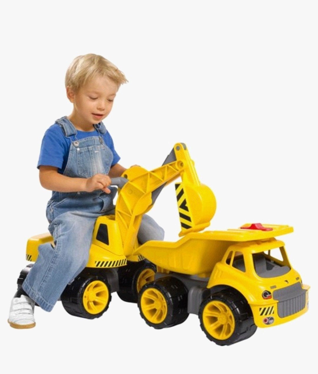 Set: graafmachine en kiepwagen van BIG, Ophalen, Gebruikt