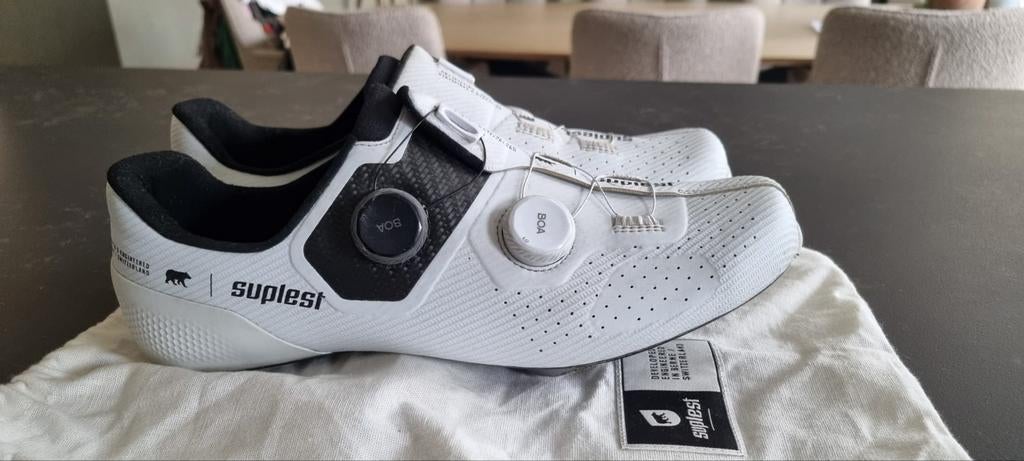 Suplest Edge+ Road Pro raceschoenen wit - Maat 45, Overige merken, Zo goed als nieuw, Meer dan 20 versnellingen, Minder dan 49 cm