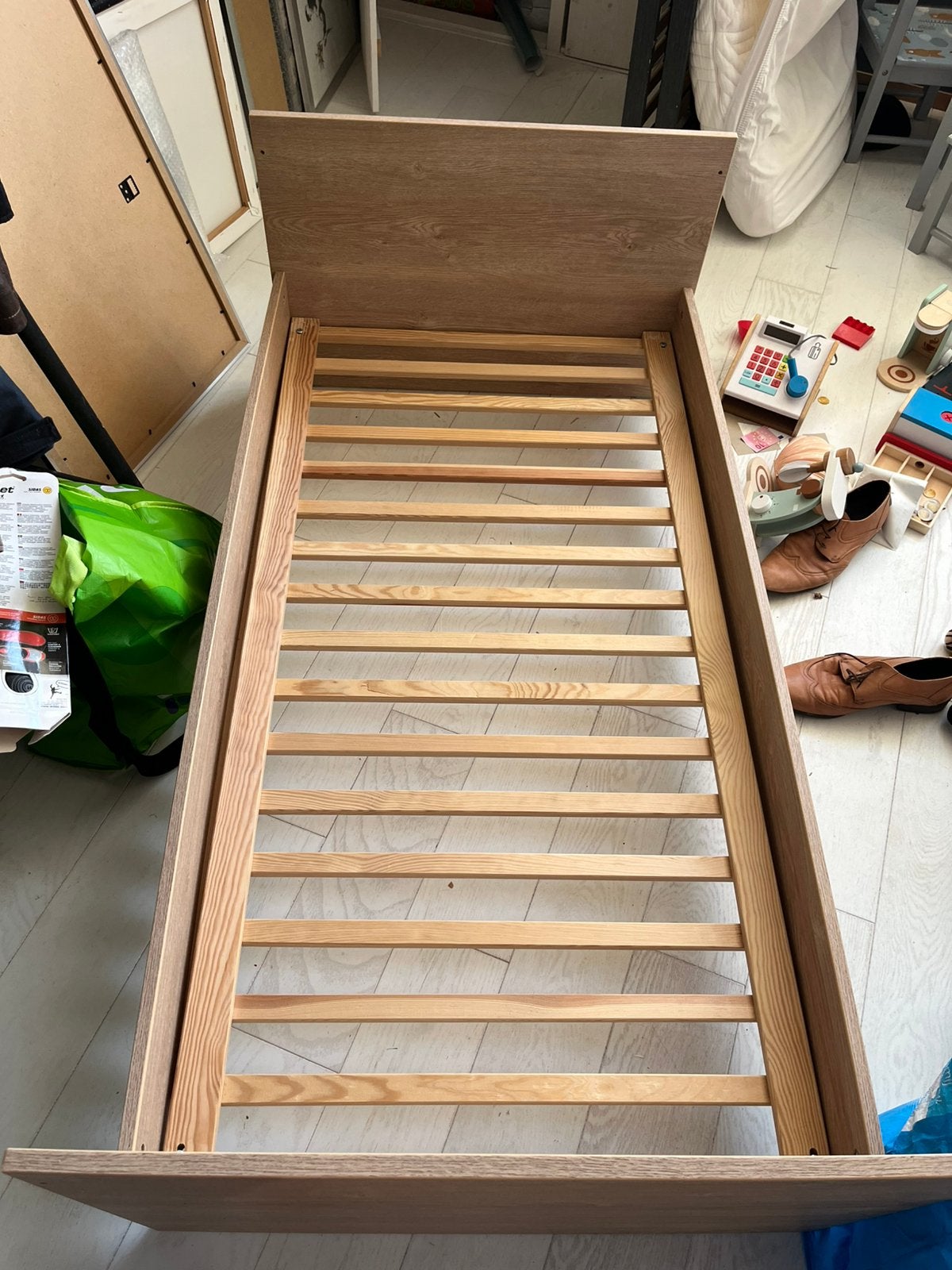 Baby/peuterbed, Ophalen