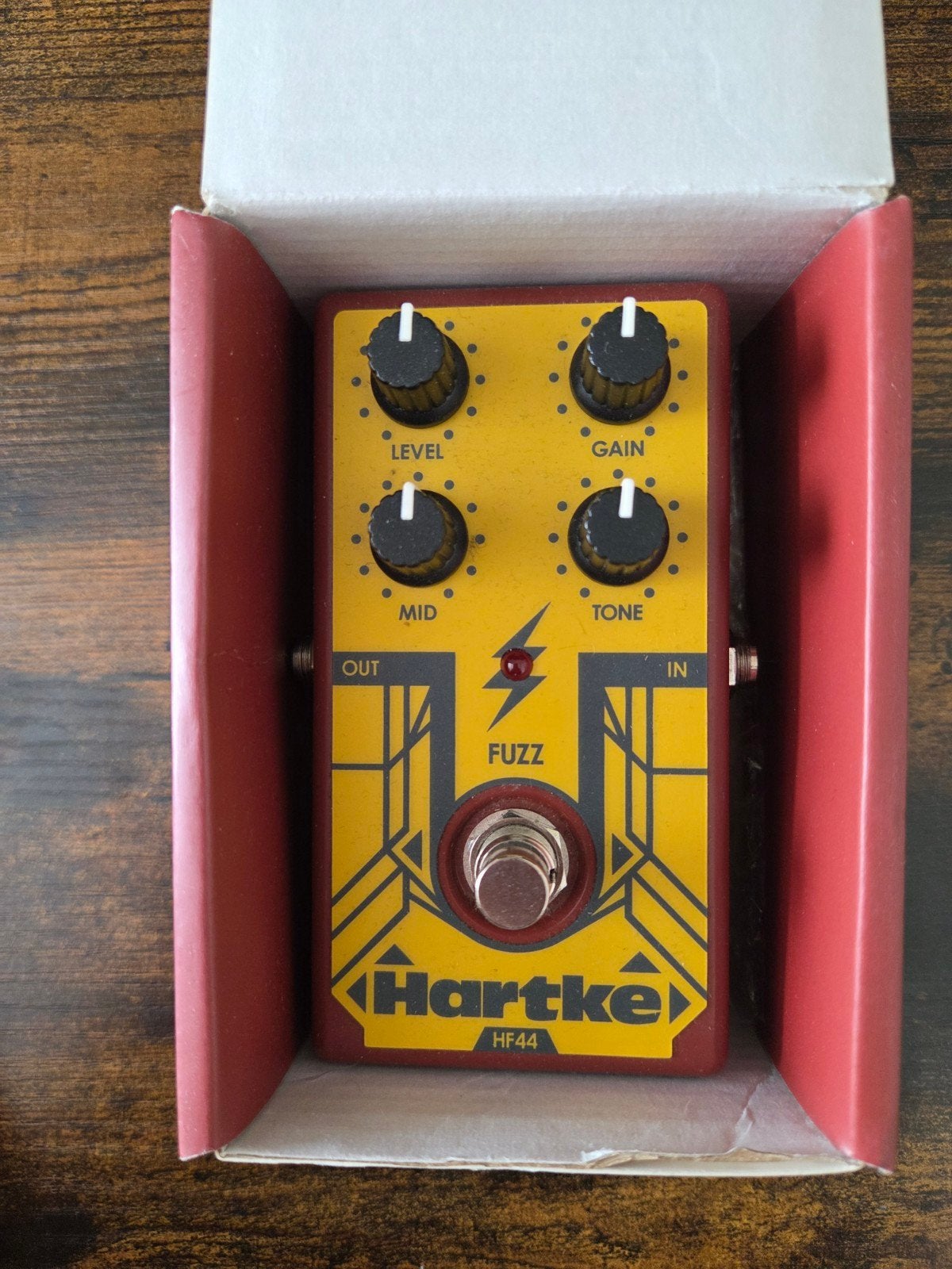 Hartke HF44 bas fuzz pedaal, Ophalen of Verzenden, Zo goed als nieuw, Distortion, Overdrive of Fuzz