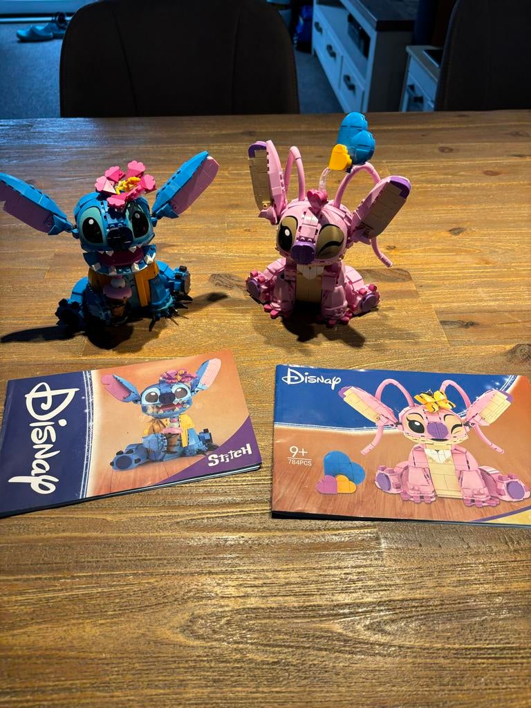 Imitatie Lego Stitch en Angel Bouwsets, Ophalen, Zo goed als nieuw