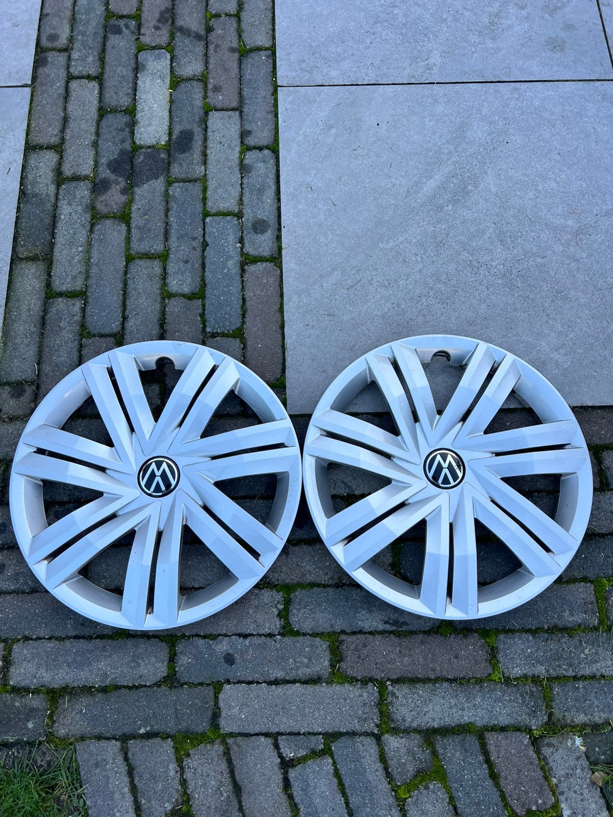 2 originele 14” VW Wieldoppen, Ophalen of Verzenden, Gebruikt