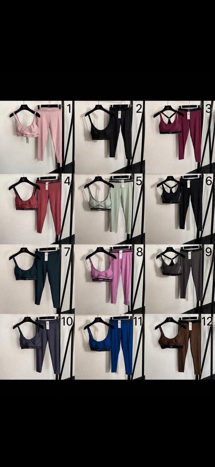 Alo Yoga Airbrush Heart Throb Set (Top + Legging), Kleding | Dames, Sportkleding, Ophalen of Verzenden, Nieuw, Zwart, Yoga
