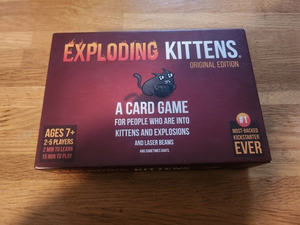 Exploding Kittens - Originele editie kaartspel, Een of twee spelers, Verzenden, Exploding Kittens LLC