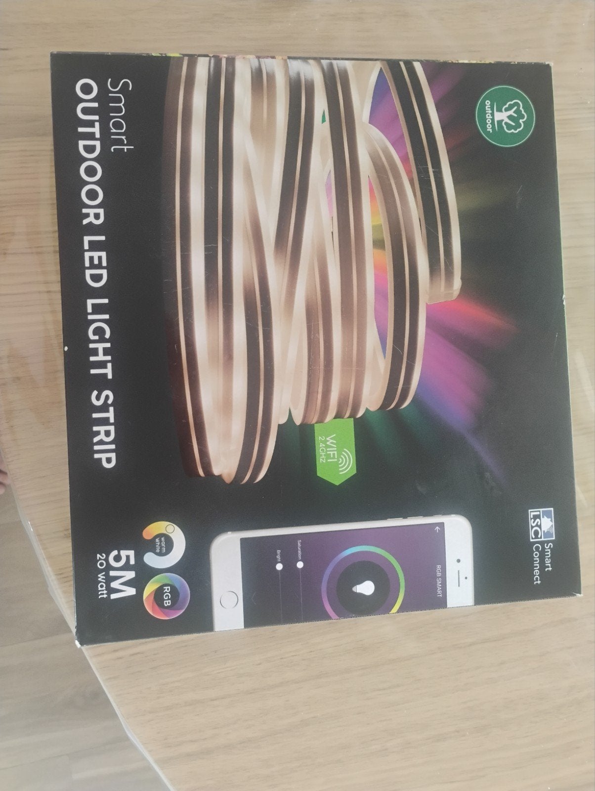 Smart Outdoor LED Lichtstrip 5M - RGB, WiFi, 20 Watt, Verzenden, Minder dan 50 watt, Netvoeding, Led-strip