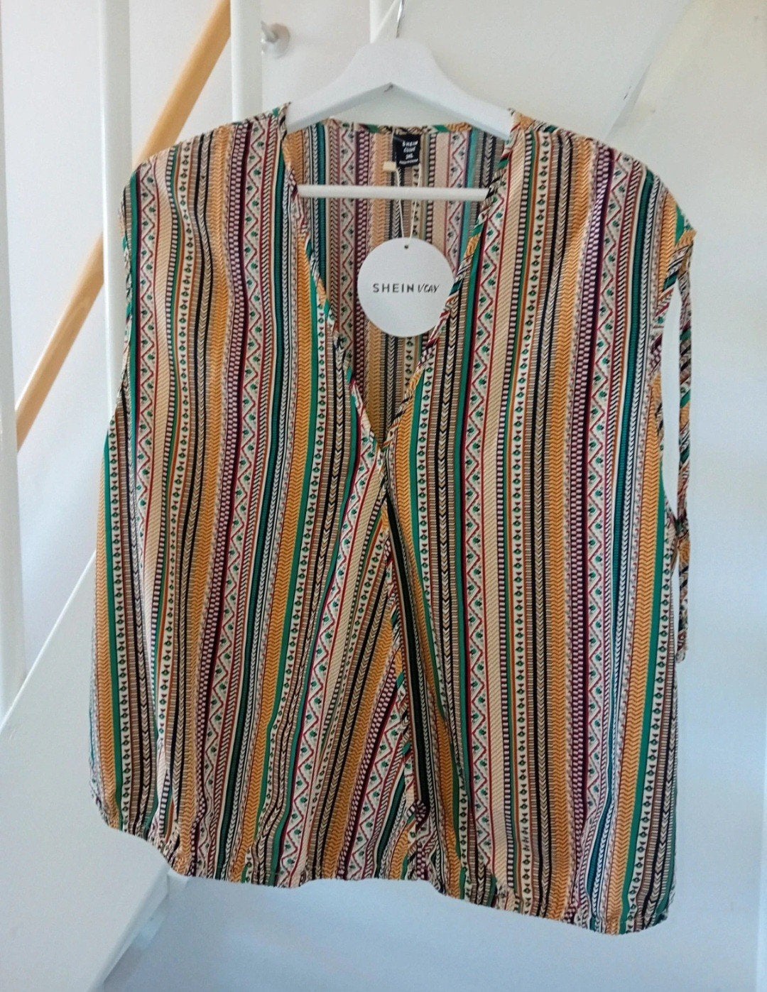 Nieuwe Shein Mouwloze Blouse - 3XL/4XL, Maat 46/48 (XL) of groter, Nieuw, Ophalen of Verzenden, Zonder mouw