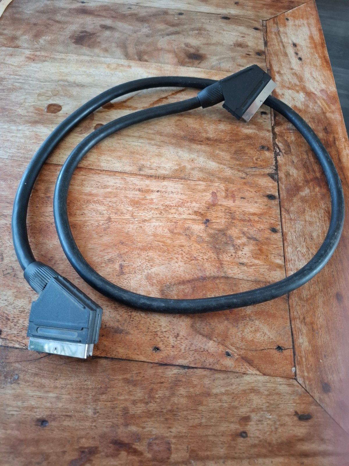 Scartkabel - Zwart, Gebruikt, Ophalen of Verzenden, Gebruikt, 2 tot 5 meter, Scartkabel