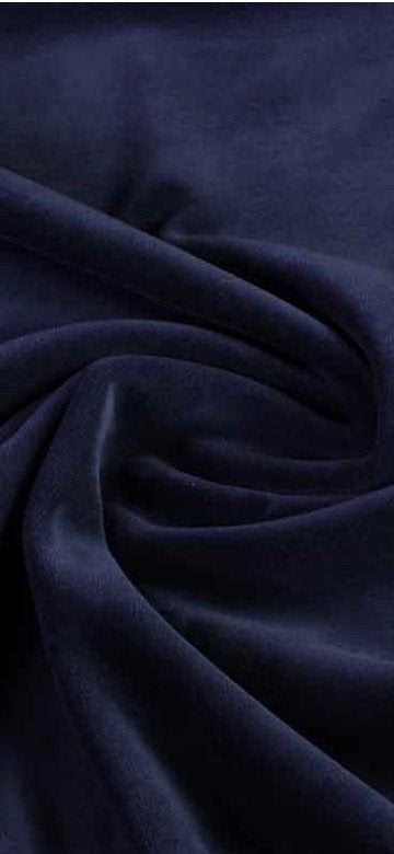 Velours donkerblauw, Ophalen of Verzenden, Nieuw, Blauw