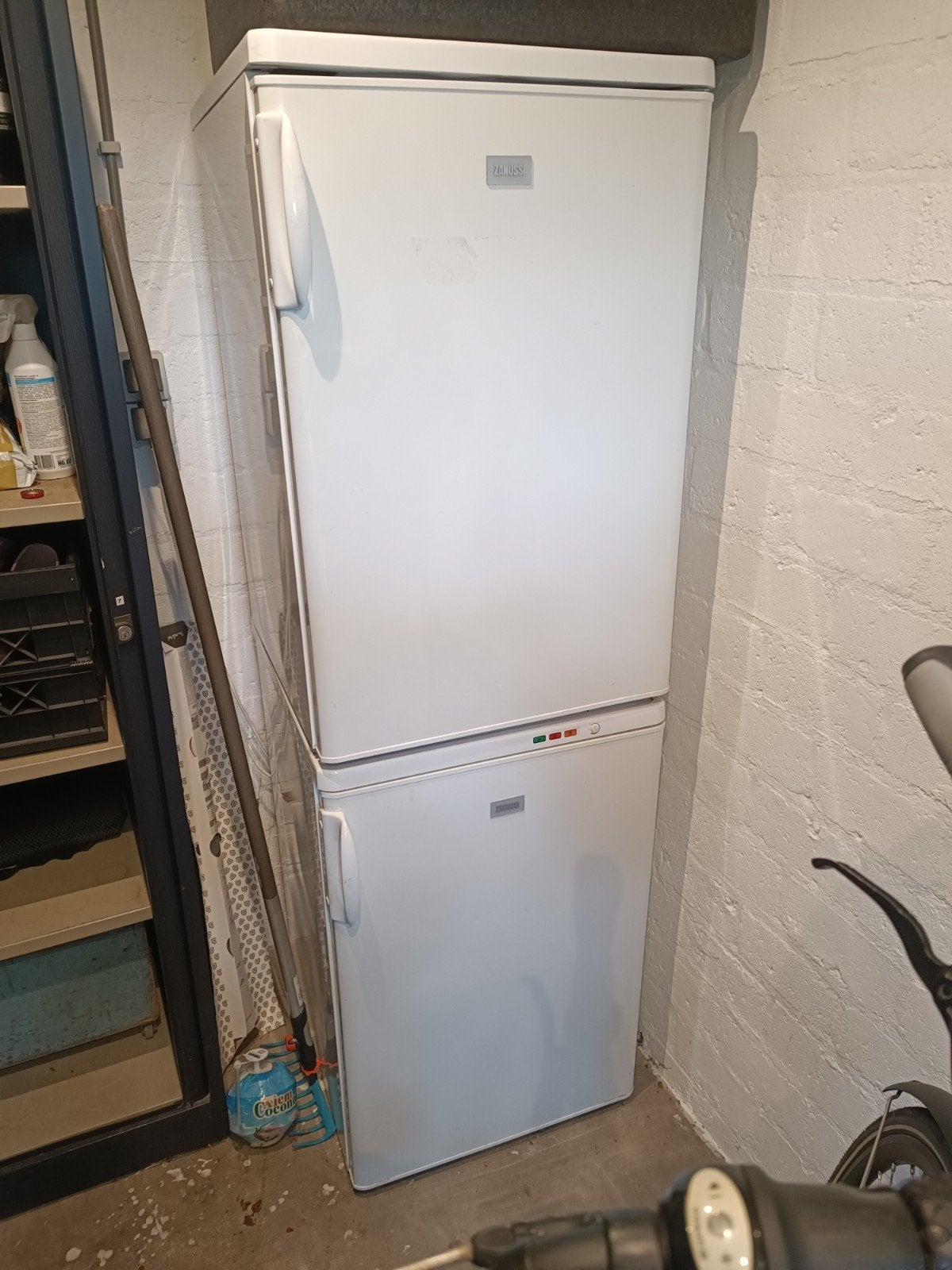 Zanussi Koelkast met Vriesvak - Wit, Gebruikt, 75 tot 100 liter, 45 tot 60 cm, Met vriesvak
