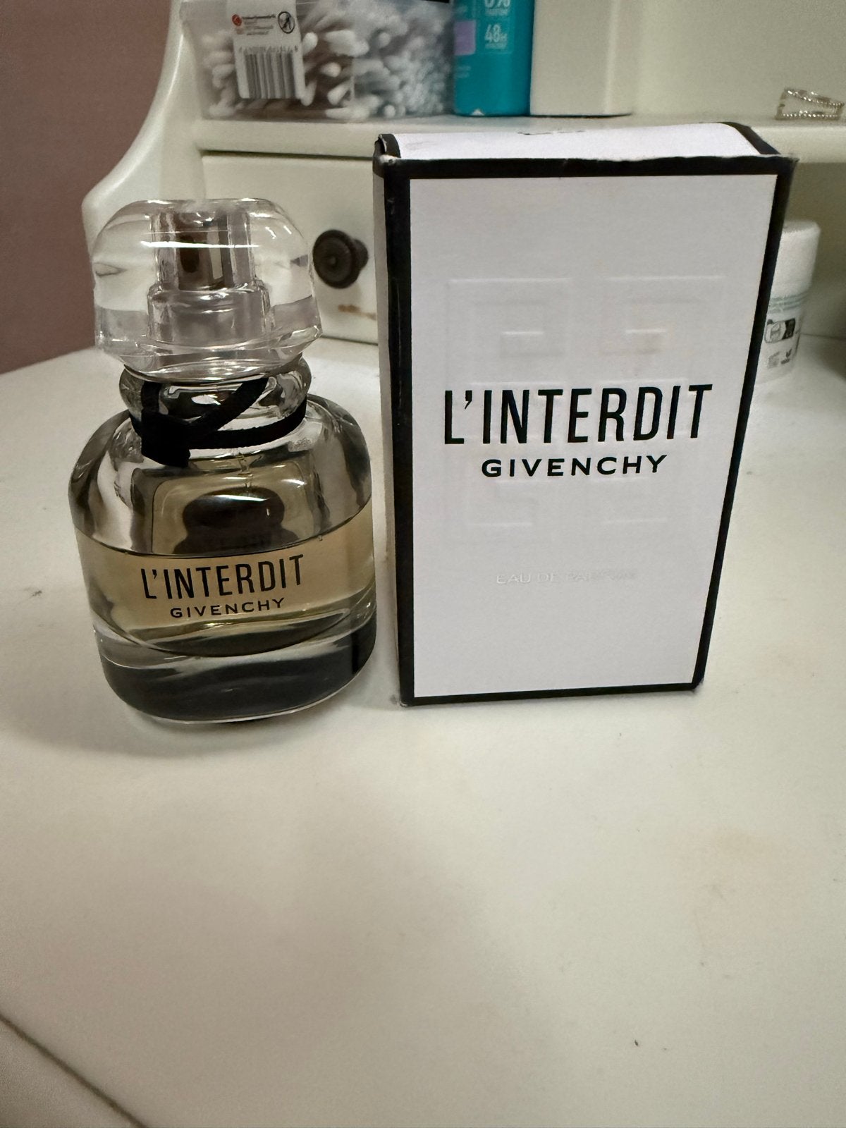 Givenchy L'Interdit Eau de Parfum - Zo goed als nieuw, Ophalen of Verzenden, Zo goed als nieuw