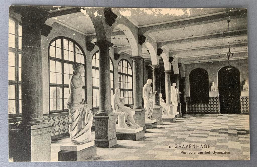 ‘s-Gravenhage Vestibule Gymnasium, Verzenden, Voor 1920, Gelopen, Zuid-Holland