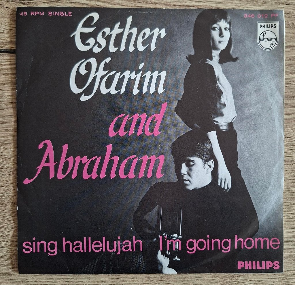 Esther & Abi Ofarim single Sing Hallelujah, Ophalen of Verzenden, Gebruikt, Pop