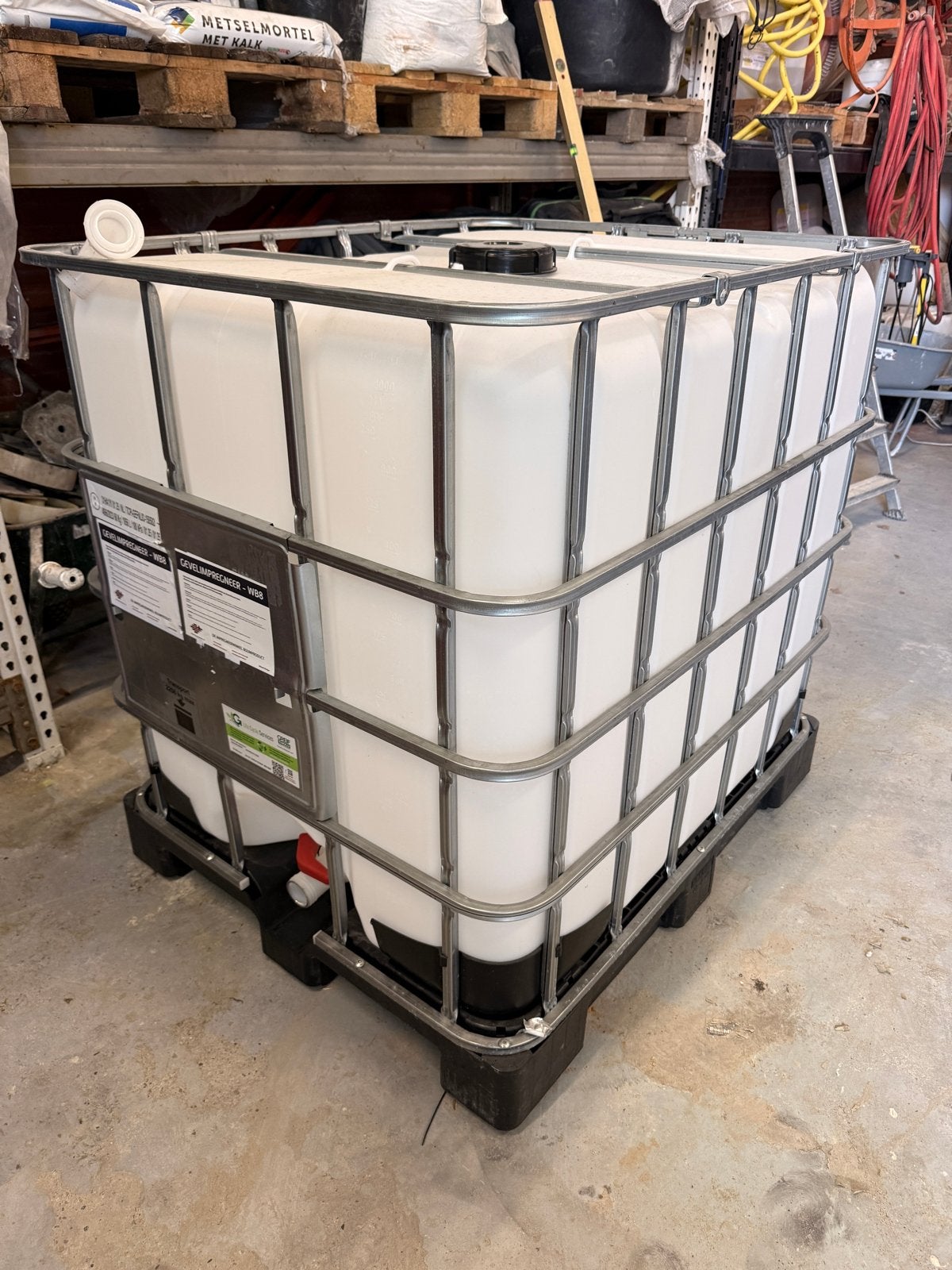 IBC container 1000 liter, Ophalen of Verzenden, Gebruikt