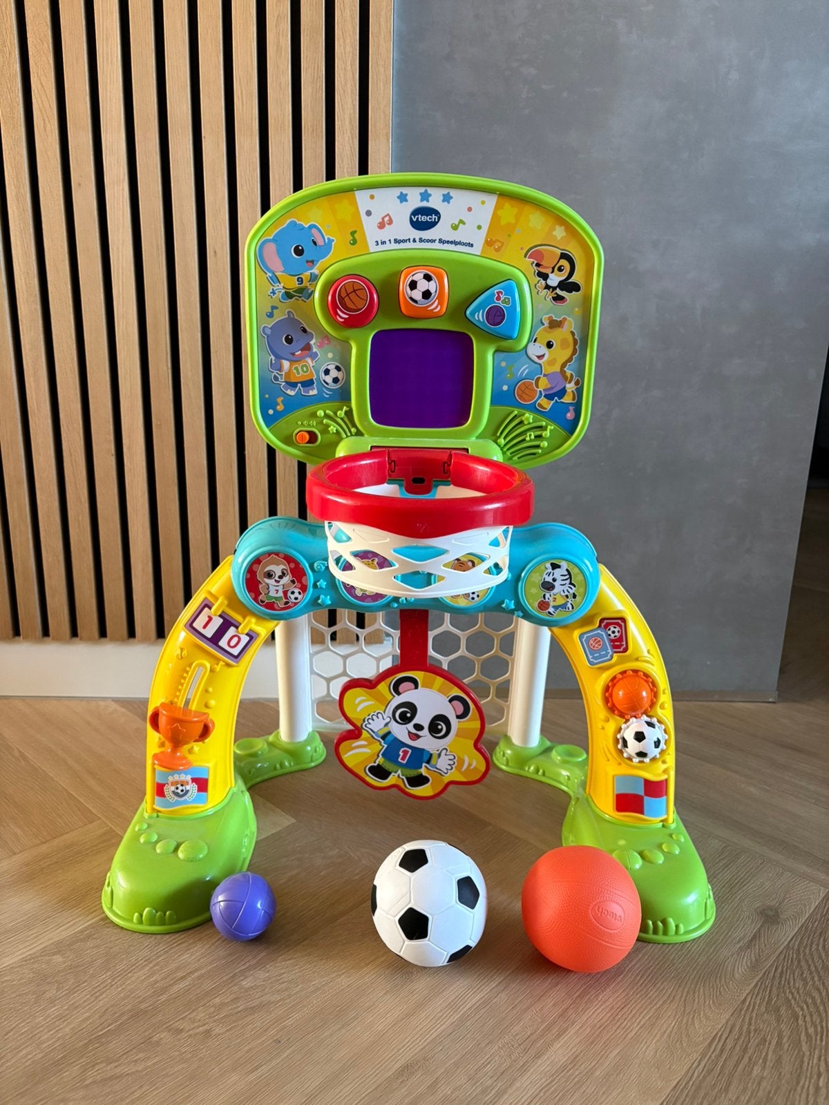 Vtech 3 in 1 sport en scoor speelplaats, Kinderen en Baby's, Ophalen, Zo goed als nieuw, 6 maanden tot 2 jaar
