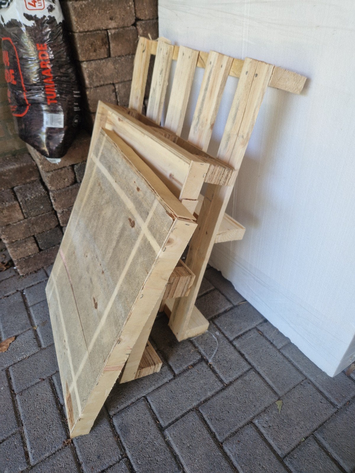 mini pallets, Ophalen, Overige houtsoorten, Minder dan 200 cm, Pallet
