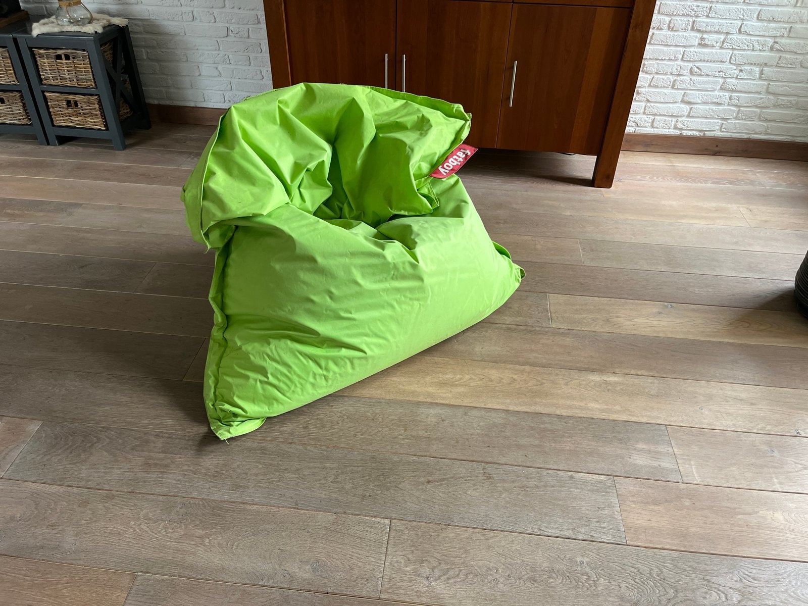 Fatboy Original Zitzak - Limon Groen, Ophalen, Gebruikt, Groen, Zitzak