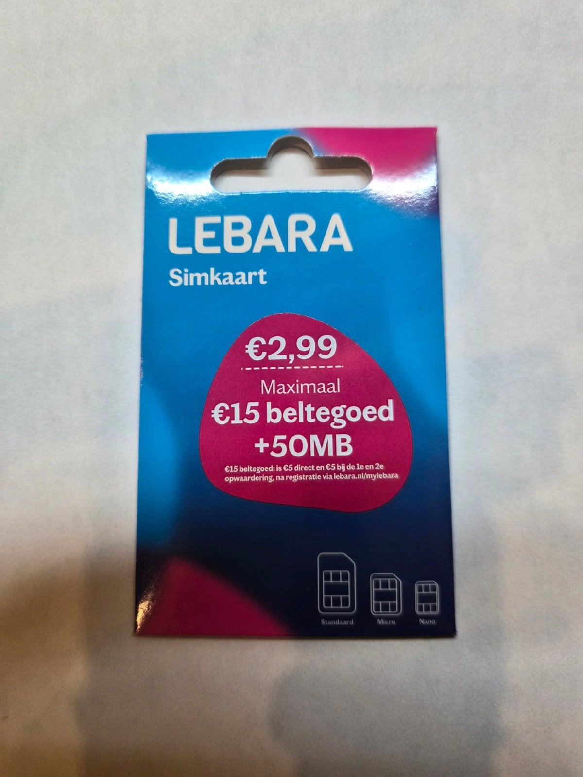 Lebara Simkaart met mooi makkelijk nummer 0626601940, Ophalen of Verzenden, Nieuw, Overige providers, Simkaart