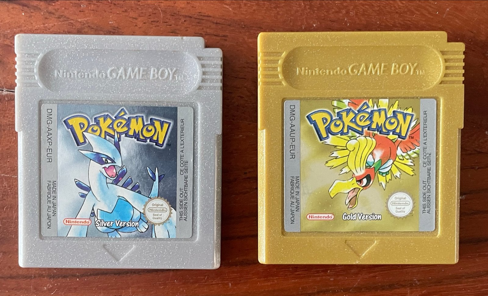 Pokémon Silver & Gold Version - Game Boy Color (2 games), Gebruikt, 1 speler, Ophalen of Verzenden, Role Playing Game (Rpg)