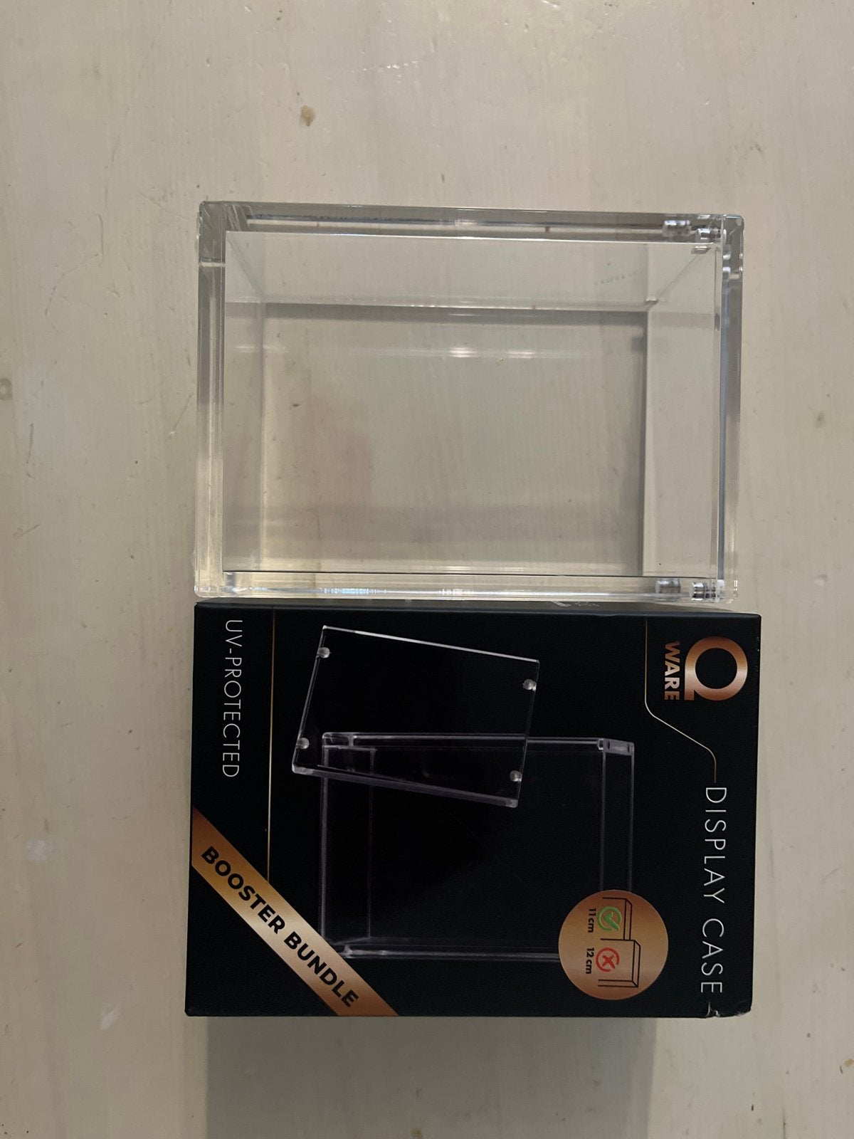 O-Ware Display Case Booster Bundle UV-beschermd 2 stuks, Verzamelen, Ophalen, Zo goed als nieuw